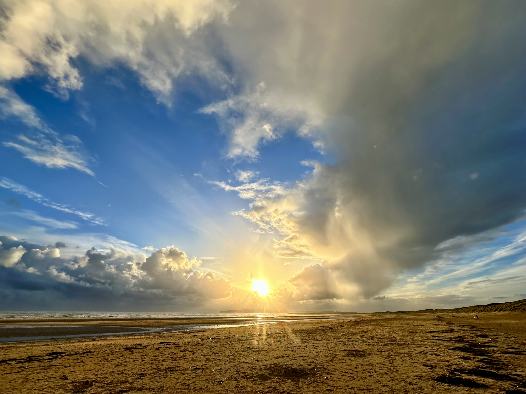 Camber Sands after the rain Camber Sands after the rain